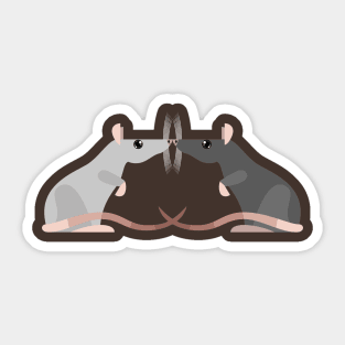 Two rats 02 Sticker